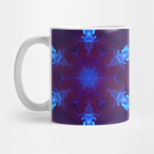 Psychedelic Hippie Pink and Blue Mug